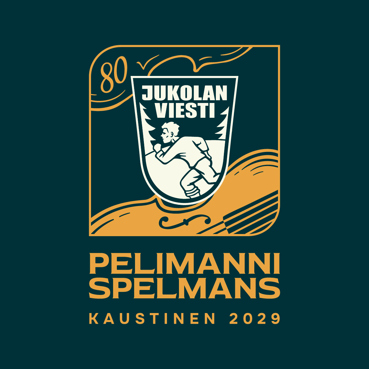 Pelimanni-Jukolan logo tummalla taustalla.